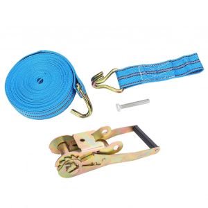 XYONG Tendeur fixe a cliquet pour sangle descendante robuste, alliage de polyester et acier, fournitures industrielles, 10 m a 60 mm - Neuf