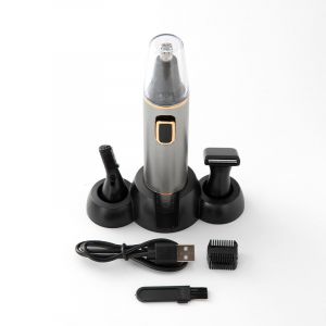 Tondeuse Professionnelle Pour Oreilles Et Nez, Rechargeable Par Usb, Pour Hommes Et Femmes, Kit De Toilettage Pour Le Nez, Les Sourcils Et Le Corps, Étanche Ipx7, Double Tranchant - Neuf