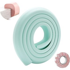 Protection D'angles Et Rebords Pour B&eacute;b&eacute;s,2m / 6.6ft Corner Protections De Bord De Table De Meubles En Forme De L Avec Ruban Adh&eacute;sif Fort,Protections De Rebords(Vert Clair) - Neuf