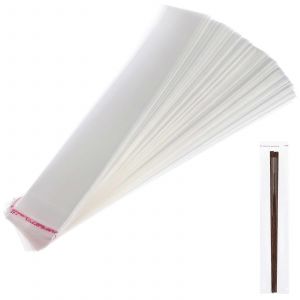 200pcs Claire &Agrave; Long Violoncelle Sacs Auto-&Eacute;tanche 5x27cm &Eacute;paisseur De L'opp De L'adh&eacute;sif Pour Les Sacs De Boulangerie, Biscuits De No&euml;l, F&ecirc;te D'halloween D&eacute;coratifs - Neuf