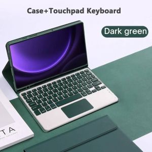 Pour Samsung Galaxy Tab S10 Fe/S9 Fe 5G 10.9 Pouces Avec Clavier Détachable En Cuir Clavier Tablette Housse Pour Galaxy Tab S9.Without Mouse F.Allemand - Neuf