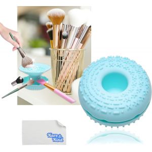 1x Nettoyant Pour Pinceaux De Maquillage - Porte-Pinceaux Cosmétiques En Silicone Multifonctionnel - Rangement Pratique Et Nettoyant Pour Tous Les Types De Pinceaux De Maquillage - Neuf