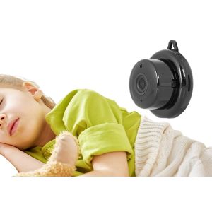 Mini cam&eacute;ra de s&eacute;curit&eacute; domestique WiFi avec vision nocturne, audio et surveillance &agrave; distance - Neuf
