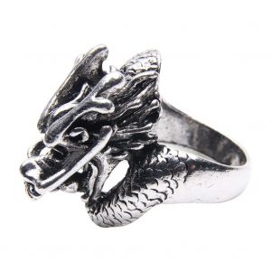 Bague En Alliage Style Punk Pour Homme, Accessoire De Bijouterie Vintage, Style Chinois - Neuf