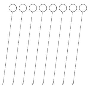 8pcs Boucle Couture Turner Crochet Boucle Turner Outil De Couture Aiguilles Crochets Avec Loquet Crochet Fournitures De Couture - Neuf