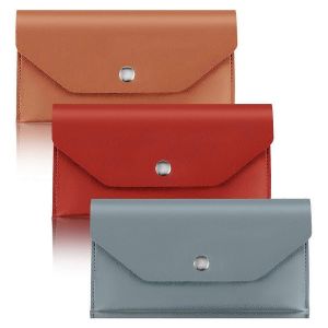 3Pcs PU Cuir Cash Enveloppes, Enveloppes Imperm&eacute;ables Argent Poches R&eacute;utilisables Cash Wallet Enveloppes Budget - Neuf