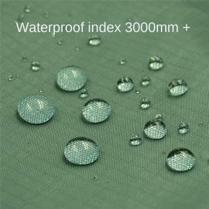 Auvent Ext&eacute;rieur B&acirc;che &Eacute;tanche Camping Plage Pare-Soleil Abri Ombre Pluie Mouche Vert 3 X 4 M - Neuf