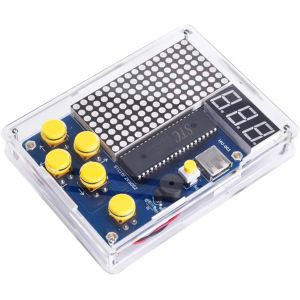 LETNERNY-Kit De Construction Électronique Diy Avec Boîtier En Acrylique, Kit D'Exercices À Souder, Kit De Soudure Avec Écran Pour L'Éducation À La Menthe - Neuf