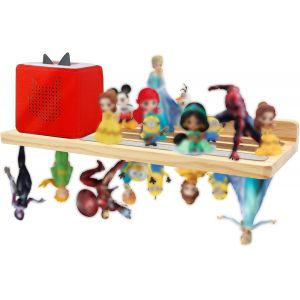 CAUC-Etagere Tonies Box Magn&eacute;tique en Bois, Support Tonies Compatible avec Toniebox & Tonie Poup&eacute;es Rangement 30-36 pcs, Etagere Murale Chambre Enfant, Etag&egrave;re Toniebox pour Gar&ccedil;ons Filles - Neuf