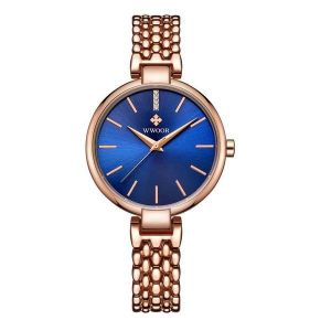 Montre-Bracelet &Agrave; Quartz Pour Femme 8865 Avec Bracelet En Acier Inoxydable Et Affichage Analogique - Neuf