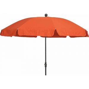 Ulteronixshop-271442 Tropico Parasol Base d'Acier/Polyester Terracotta/Anthracite 250 cm - Neuf