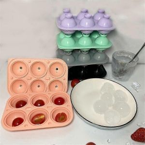 Moule À Boule De Glace Silicone De Qualité Alimentaire Sans Entonnoir Démoulage Facile Whisky D'été Boule De Glace Moule Carré Artéfact - Neuf