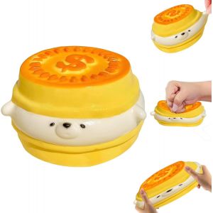 KAL-Jouet Anti-Stress - Biscuits - Pi&egrave;ces Dor&eacute;es - Jouet Anti-Stress - Jouet Sensoriel Moelleux - Jouet Anti-Stress - Pour Se Concentrer Et Soulager L'Anxi&eacute;t&eacute; - Neuf