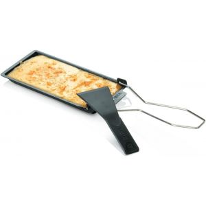 KALANKA-Cheese Barbeclette&reg; de Gril &agrave; raclette/Caquelon &agrave; fromage avec spatule/Compatible barbecue/Noir / 175 x 85 mm - Neuf