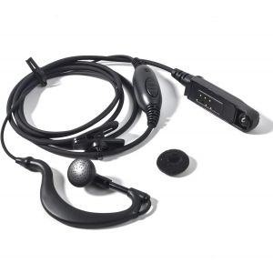 2 Pin Radio Headset Compatible with UV-9G UV-9R GT-3WP UV-9R Plus UV-9R Plus MK1 UV-9R PRO UV-82WP(T-56) BF-T57 BF-9700 Helmet Walkie Talkie G Shape - Neuf