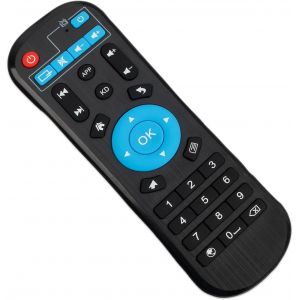 Télécommande remplacée Convient pour pendoo Android 10.0 TV Box, Q Plus,T95, T95 Max, T95Z Plus,T95K T95V T95U T95W Pro, MX1, T95 X2, MX10, T9, TX3, TX6, H50, X88, HK1, X96, H96,X88 Pro - Neuf