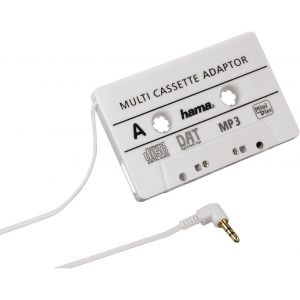 Adaptateur Cassette Automobile (Pour Smartphones, Lecteurs Mp3/Cd, Jack 3,5 Mm, Car Cassette Adapter) Noir - Neuf