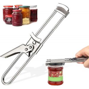 Ouvre-couvercle de boîte,pot de confiture manuel,ouvre-bouteille Acier inoxydable pour la cuisine Couvercle pour le petit-déjeuner - Neuf