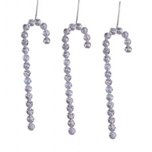 3 Morceaux De L'arbre De No&euml;l Pendentifs Cadeaux Rustique De No&euml;l De La Canne &Agrave; B&eacute;quille De No&euml;l - Neuf