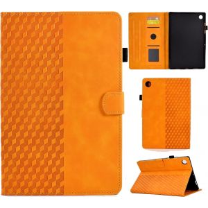 Coque pour Lenovo Tab M10 Plus 3&iquest;&iquest;me G&iquest;&iquest;n&iquest;&iquest;ration 10.6 Pouces 2022 (TB125/TB128), Housse de Protection en Cuir PU ?tui Case Tablette ?tui Smart Cover pour Lenovo Tab M10 Plus 3rd Gen, Orange - Neuf