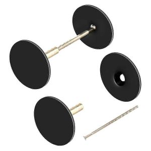 Paquet de 2 plaques de couvercle de trou de porte,plaque de remplissage de trou de poignée de poignée de porte,vis de connexion en métal pêne dormant Co - Neuf