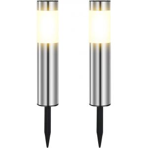 Tianyi-2 Pièces Lampe Solaire Exterieur Jardin, Lumiere Solaire Exterieur Avec Lumière Chaude, Eclairage De Jardin Solaire Extérieur Avec Étanche Exterieur Solaire Pour Patio, Pelouse, Allée - Neuf