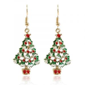 D&eacute;coration De No&euml;l,Boucles D'oreilles De No&euml;l Pour Femmes,Arbres De No&euml;l/Bonhomme De Neige/Flocons De Neige,Bijoux,Cadeaux Pour Les Femmes,C&eacute;l&eacute;bration Des F&ecirc;tes - Neuf
