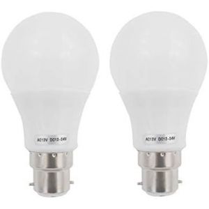 Kaleidoscope-B22 5w Smd Led Ac12v Dc12v-24v Ampoule De Remplacement À Incandescence 40w Pour Système Solaire, Vr, Camping-Car, Bateau, Intérieur Basse Tension Blanc Chaud Lot De 10 (Éclairag[Q1648] - Neuf
