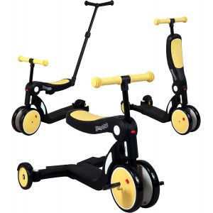 Subzonal-Scootizz Draisienne Evolutive 5 En 1 Avec Barre De Poussée/Tricycle Bébé Évolutif/Trottinette Enfant - Neuf