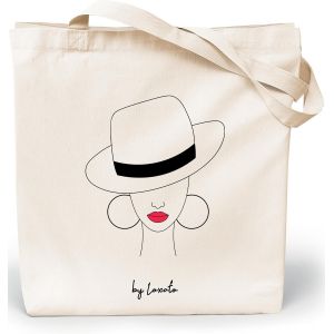 TZF-Tote Bag Femme - Sac Cabas Femme Original - Tote Bag Coton 100% Grand 35 x 42 x 8 cm - Sac Fourre Tout en Toile - Neuf
