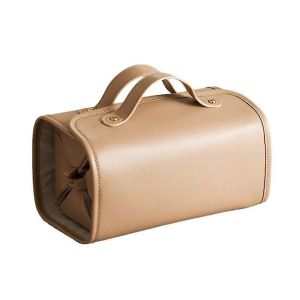 Pochette organisatrice de trousse de maquillage de voyage de grande capacit&eacute; avec conception pliable Toilette &eacute;tanche et faire - Neuf