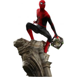 Figurine Hot Toys Mms625 - Marvel Comics - Spider Man : No Way Home - Spider Man Battling Version - Neuf