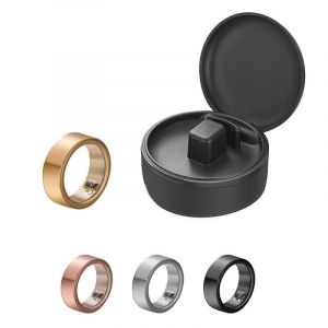 Bague Connectée Argentée Suivi Cardiaque Sommeil Température Étanche Ip68 Or Yonis - Neuf