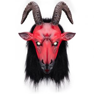 Nouveau Masque D'horreur À Tête De Taureau, Tête De Cheval, Cornes, Animal Démon, Messager De L'enfer, Cosplay (1 Pièce) - Neuf