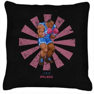 Balrog Coussin Rétro Japonais Street Fighter 18"X18 - Neuf