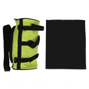 Sacoche De Telephone Pour Guidon De Velo, Pochette De Rangement Multifonctionnelle A Suspendre A L'avant Pour Vtt, Vert - Neuf