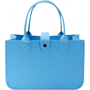 SJZG-Sacs &Agrave; Anses Tote Bag En Feutre - Panier De Courses Pliable - Grand Sac En Feutre - Sac &Agrave; Provisions - Neuf