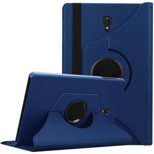 Coque Pour Samsung Galaxy Tab A 10.5 2018 (Sm-T590/T595) Ultra Mince Slim Housse De Protection Avec 360 Degrés Support Fonction Cuir Étui Tablette A 10,5 2018 Cover, Bleu Foncé.[F2457] - Neuf