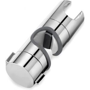KAL-Support Pommeau De Douche, Universel Support Douchette Pour Tige Coulissante Support Pommeau De Douche Sans Percage 18 À 25 Mm Réglable Accroche Pommeau De Douche Abs Chromé - Neuf