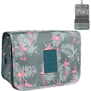 KALANKA-Trousse de Toilette de Voyage à Suspendre, Sac de Maquillage Portable, étanche pour Trousse de Maquillage Pliable, Trousse de Toilette pour Homme et Femme - Neuf