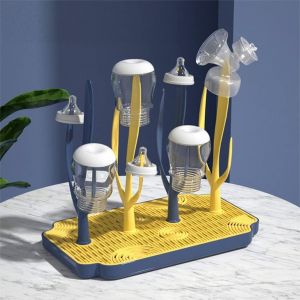 S&eacute;choir &Agrave; Biberons Amovible, Propre Et Bien Rang&eacute;, Support Pour Biberons Et T&eacute;tines (Bleu) - Neuf