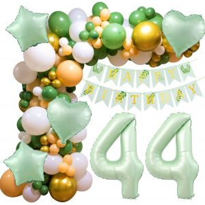 AYUHR-arche ballon 75 ans anniversaire décoration, 75 ans anniversaire femme homme, anniversaire 75 ans décoration ballon, Happy 75th birthday arche ballon 75 ans anniversaire ballons pour femme vert - Neuf