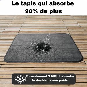 Tianyi-® - L'original Tapis D'entrée Extérieur Et Intérieur, Tapis Antidérapant Et Lavable En Machine, Tapis Ultra Absorbant, Tapis De Bain,Paillasson Maison Et Cuisine,Made In Italy - Neuf