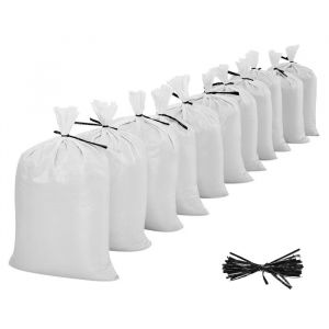 Lot de 1000 Sacs de Sable Vides-Duoku-40x66 cm-Robustes et R&eacute;sistants-Con&ccedil;us pour la Protection Contre les Inondations - Neuf