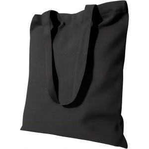 TIANYI-Sac fourre-tout en tissu noir avec fermeture éclair et poche. Grand sac en tissu résistant pour les courses, université femme, sacs noirs avec fermeture éclair, cadeau pour ami, Noir , Taille - Neuf