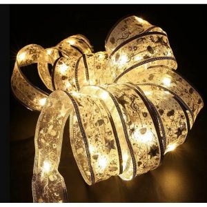 Guirlande Lumineuse Led De 5 M Pour Sapin De No&euml;l Et D&eacute;corations, Fonctionne Sur Piles, 50 Ampoules - Neuf