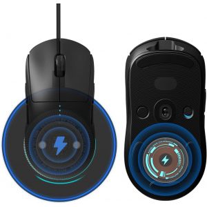 Chargeur sans Fil Qi Souris pour Logitech G Pro X Superlight 2/Superlight/Wireless/G502 X Plus/Lightspeed/G703/G903 Hero - Compatible avec la Recharge sans Fil (Gaming) - Neuf