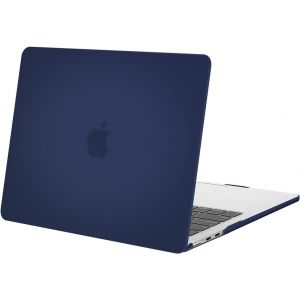 Compatible Avec Macbook Air 13 Pouces Coque M4 M3 M2 2025-2022 Touch Id Liquid Retina De 13,6 Pouces, Coque Protection Rigide Pour Mac Air M4 M3 M2 13 A3240 A3113 A2681,Bleu Marin - Neuf