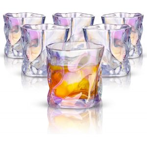 Nilot De 6 Verres À Whisky En Cristal Soufflés À La Main Sans Plomb 177 Ml - Neuf