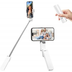 LORANKA-Selfie portable, perche extensible pour iPhone/t&eacute;l&eacute;phones Android de 4 &agrave; 7"" avec t&eacute;l&eacute;commande sans fil, perche pocket-friendly pour la cr&eacute;ation de contenu - Neuf